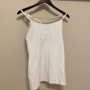Lululemon white tank top, size 10